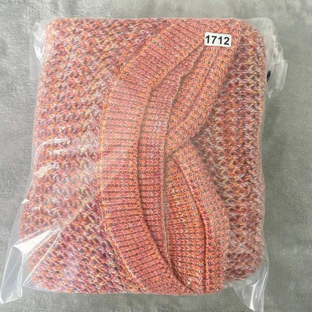 Old Navy Sweater Womens 2X Warm Multi Space Dye Cotton Modern Boatneck